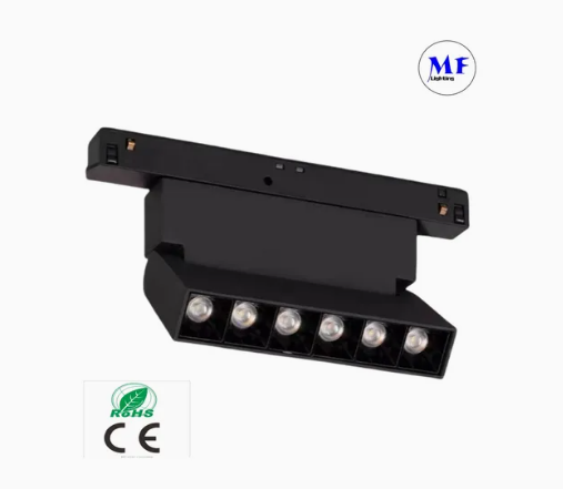 LED Track Γραμμικό Φως Ra 90+ Πλαστικό Λιανική Βιομηχανική Μαύρο Λευκό Σούπερ μάρκετ Μαγνητικό Σχηματισμένο Εργαστήριο 0