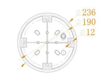 Φωτιστικό LED Εμποδίων Αεροπορίας  Φωτοκύτταρο Χύτευση Υπό Πίεση IP66 Τηλεπικοινωνίες Κίτρινο Αέριο Πετρέλαιο Υπεράκτια Πλατφόρμα 10
