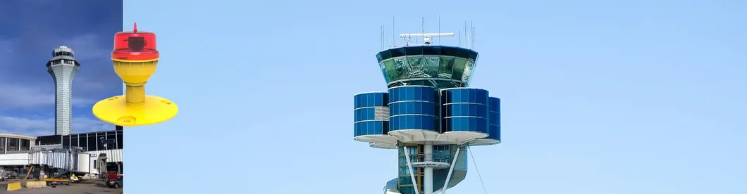 Φωτό LED αντισταθμιστικού φωτισμού αεροπορίας IP66 Αδιάβροχο Κόκκινο λευκό διπλό κεφάλι Ενσωματωμένο φωτοκύτταρο Αεροσκάφος Προειδοποιητικό φως LED χαμηλής έντασης 8