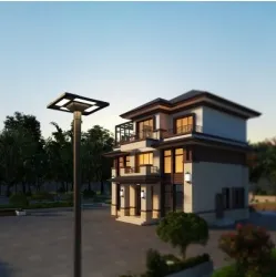 LED Ηλιακό Κήπο Δρόμο Φωτός Τείχος Αδιάβροχο 40W IP65 Ik08 Πάρκο Δρόμος Περπατοδρόμια Πλα Σχολικό Δικαστήριο 3