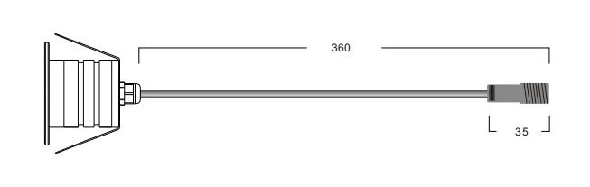 Φωτιστικό Σκαλοπατιού LED IP67 1W Ασημί 95lm/W Πεζοδρόμιο Δρόμος Κήπος Διάδρομος Σκάλα Μονοπάτι 1
