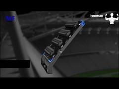 250-1250W Ρυθμίσιμο IP66 5ετών Wattanty LED High Mast Light με Προστασία από υπερθέρμανση