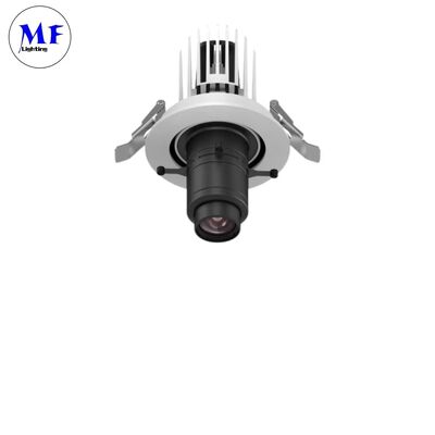 High-Luminance 20W LED Gobo Projector Contour Spotlightgimbal Track Light with Tridonic Driver for Professional Lighting