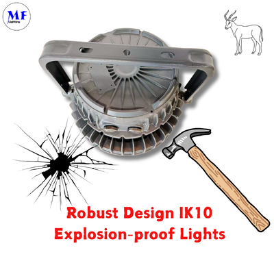 Factory Price 400W ExplosionProof Flood Light IECEx ATEX Die-casting Aluminum IP66 IK08 Beam Angle Optional Oil Gas Chemical Hazard Industry LED Explosion Proof Light