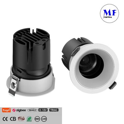 LED Down Light Spotlight Round Anti-glare 10W 20W 25W 120lm/W EIK07 ETL Driver 5 CCT Ajust Dali Dim COB