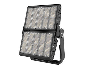 500W High Power Black Aluminum Outdoor Stadium Lighting , LED Sports Ground Floodlights