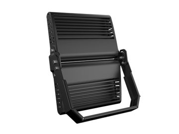 500W High Power Black Aluminum Outdoor Stadium Lighting , LED Sports Ground Floodlights
