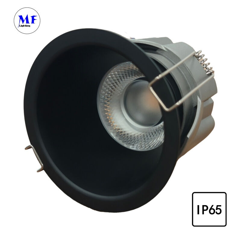 Anti Glare COB IP65 Waterproof Power & CCT Dimmable Triac 0-10V Dali Tuya Zigbee Recessed 10W/12W/15W/20W/25W/30W Downlight Smart LED DownLight