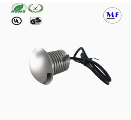 LED Step Light Ασημένιο 3W 12V IP65 Δρόμος Περπάτημα Πλατείες Παζοδρόμιο Κήπος