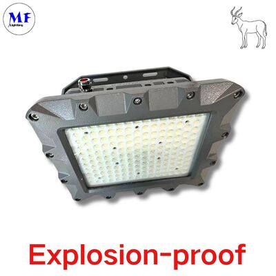 Αντιεκρηκτικό Φωτιστικό LED ATEX IECEx Ζώνη 1 & 2 Ex db eb για Διυλιστήρια Πετρελαίου, Χημική Βιομηχανία, Ορυχεία, 50W-400W, IP66 IK10, 5-Ετής Εγγύηση για Επικίνδυνες Περιοχές