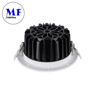 Φωτιστικό LED COB Χωνευτό 5W7W10W12W15W50W, Δέσμη 60°, Ρυθμιζόμενο Triac/0-10V/Dali-2/Tuya Zigbee, 100lm/W CRI90, Ugr<19 Αντιθαμβωτικό, IP40, Εσωτερικός Επαγγελματικός Φωτισμός