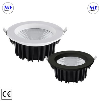 COB LED Εντοιχιζόμενο Αντιθαμβωτικό UGR<19 Ρυθμιζόμενο Φωτιστικό Σποτ LED Εσωτερικού Χώρου Εμπορικής Χρήσης από Χυτό Αλουμίνιο
