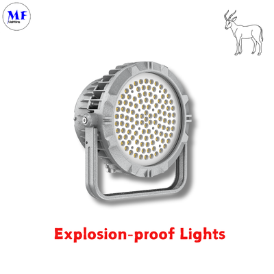 240W LED Αντιεκρηκτικό Φωτιστικό LED Atex Certified IP66 Ik08 Ανθεκτικό Στρογγυλό Στιβαρό 240W LNG Πετρέλαιο Αέριο Βιομηχανική Θαλάσσια Πλατφόρμα Εξόρυξη Χημική Βιομηχανική