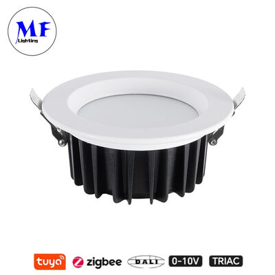 Φαρμακευτική τιμή IP40 CCT ρυθμιζόμενο Triac Dali Tuya Dimmable Smart Zigbee 15W SMD LED Recessed Spot Down Light για κουζίνα Βιομηχανικό λιανικό εμπόριο Εμπορικές εγκαταστάσεις