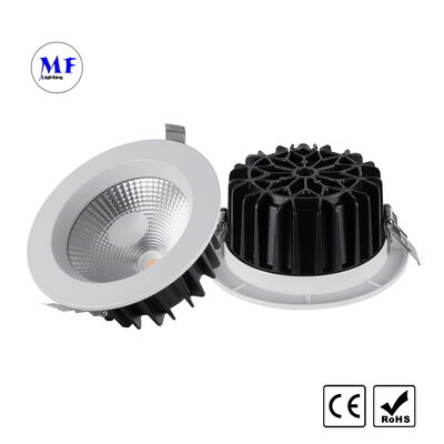 Τιμή εργοστασίου COB LED Εντοιχιζόμενο Σποτ 30W Triac 0-10V Dali-2 Dt6 Dt8 Ρυθμιζόμενο Tuya Zigbee Tuya WiFi Έξυπνος Έλεγχος Ugr<19 Φωτιστικό οροφής από χυτό αλουμίνιο