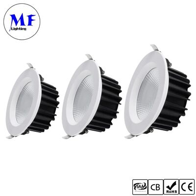 5W CRI90 100lm/W Triac /0-10V/Dali-2/Tuya Zigbee Dimmable LED Spot Downlight Γωνία δέσμης 60° Αντιφωτιστικό COB LED Down Light για εμπορικούς χώρους