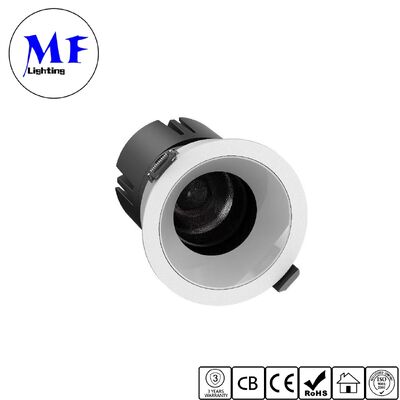 DIP 5 CCT COB Ενσωματωμένο μειωτό φως LED προς τα κάτω Spot Downlight 15°/24°/36°/55° Γωνία δέσμης Ρυθμίσιμη 120LM/W Υψηλή φωτεινότητα Αντιφωτιστική κλίση