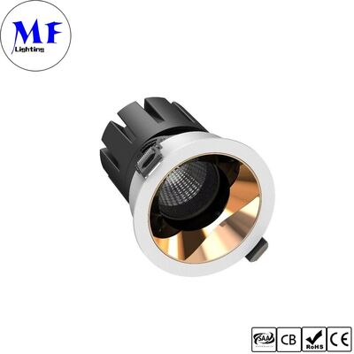 Φωτιστικό LED 15W Down light CRI90 100lm/W UGR<3 ETL Driver 110Vac DIP 5CCT ρυθμιζόμενο 200-240VAC Triac/0-10V/ Dali Dimmable Εντοιχιζόμενο Αντιθαμβωτικό LED Spot Downlight για Εμπορικούς Χώρους