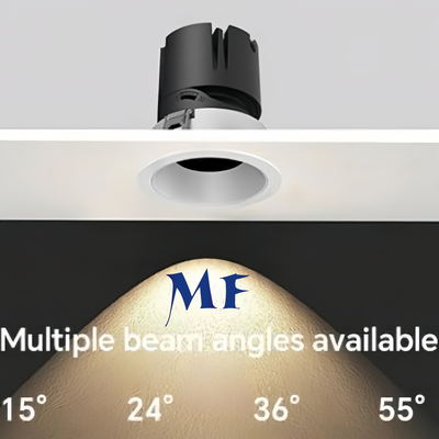 LED Down Light Φως προβολέας Στρογγυλό Αντί λάμψης 10W 20W 25W 120lm/W EIK07 ETL Driver 5 CCT Ajust Dali Dim COB